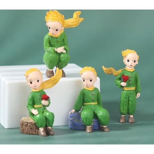 5PCS Set The Little Prince PVC Action Figure Toys Le Petit Prince Figurine Plastic Model Doll