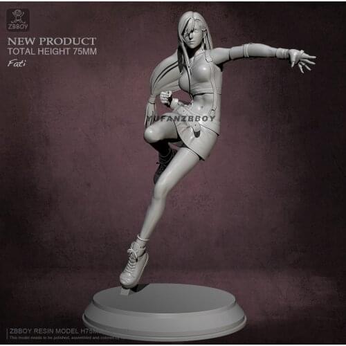 75mm Resin model kits figure colorless and self-assembled TD-2341