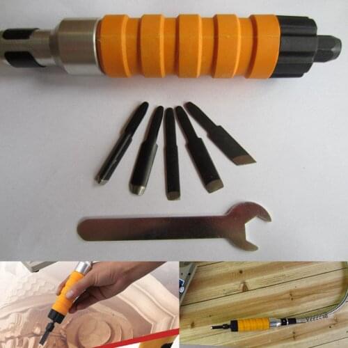 Electric Wood Chisel Carving Tool Hammer Chuck Attachment Chisels For Machine Best Sale