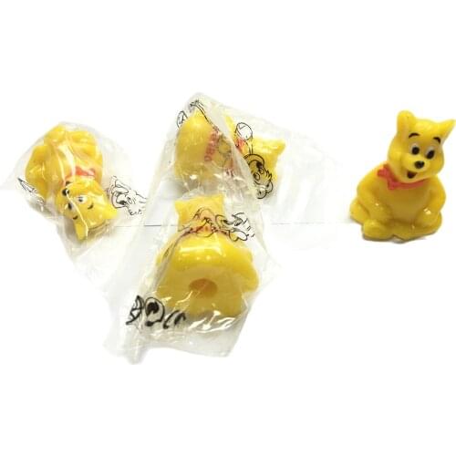 6X 35mm Bear Pencil Top Fun Toy 752 Game Vending Birthday Party Favors Gift Bags Novelty Pinata Bag Filler Loot Gag Cup Cake Top