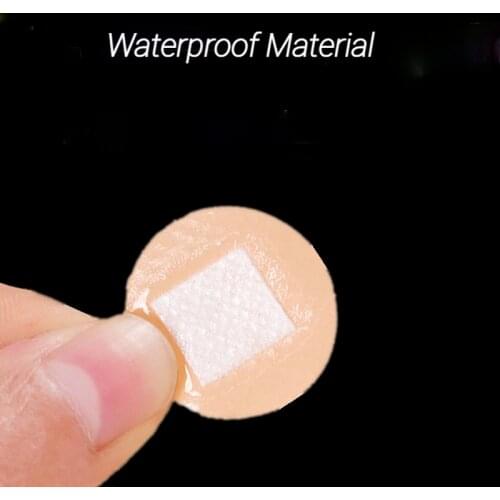 100pcs/lot Small Round Band Aid Hemostasis Adhesive Bandages Skin Care Sterile Stickers Wound Plaster Patch First Aid For Kids