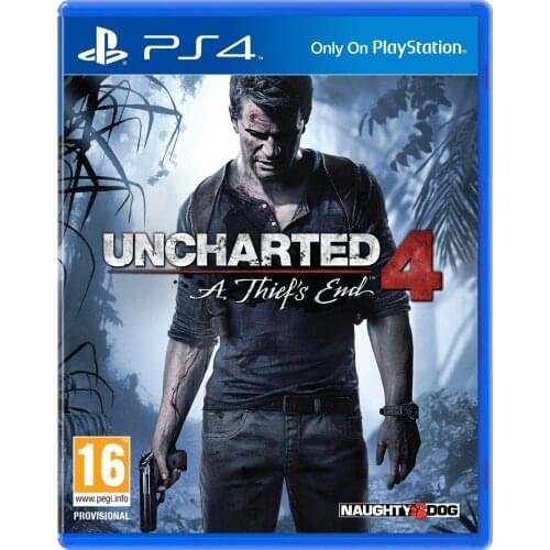 Uncharted 4 A Thief End PlayStation 4 Original Product Gaming PS4 Video Game Console Most Fun Popular Activity