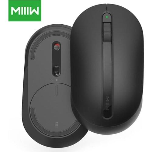 Original MIIIW Portable Mouse Remote Wireless Optical RF 2.4GHz 1000DPI Dual Mode Connect Computer Windows 7/8/10 XP Mac
