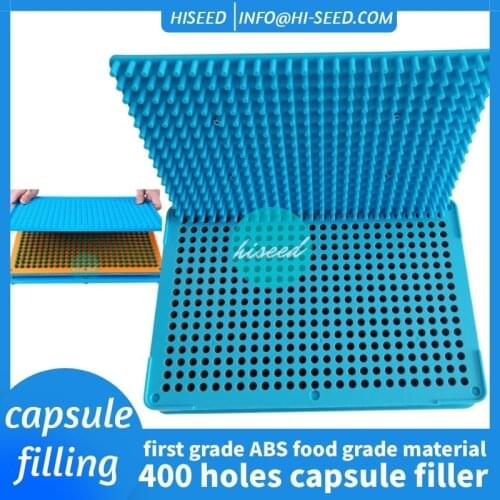 0# Semi Auto 00# Full Set Powder Filling Device Filling Plate With Pressed Capsule