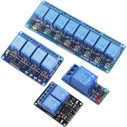 5v 12v 1 2 4 6 8 Channel Relay Module with optocoupler Relay Output 1 2 4 6 8 Way relay Module For Arduino In stock