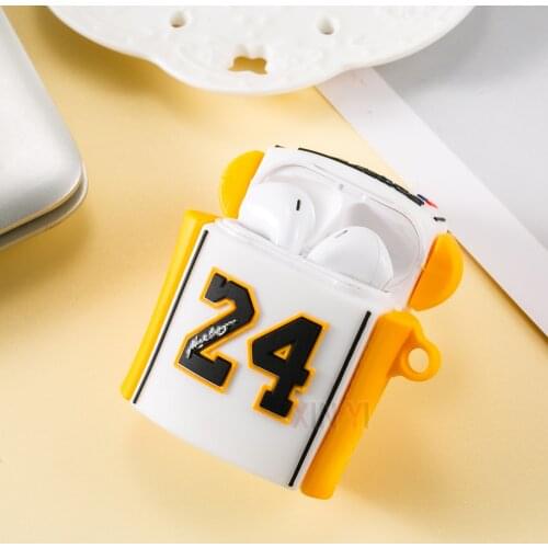 Luxury No. 24.No. 08. Silicone Earphone Case for Apple AirPods1 / 2 Earphone Silicone Case Wireless Bluetooth Case