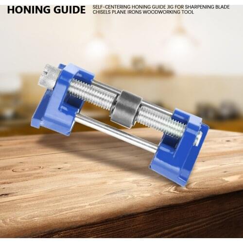 Self-Centering Honing Guide Jig for Sharpening Blade Chisels Plane Irons Chisel Honing Guide Woodworking Tool