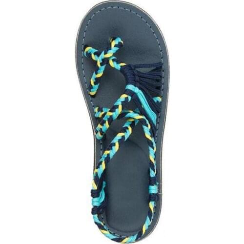 Gold Comfortable Women Sandals Spring Summer Ladies Shoes Open Toe Buckle Strap Beach Sandals Rome Casual Flip Flops Flat Shoes