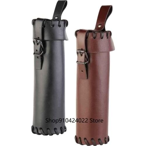 Medieval Water Bottle Pouch Viking Pirate Wine Flask Holder Bag With Leather Belt Loop Beer Hangs Kit For Renaissance Fair