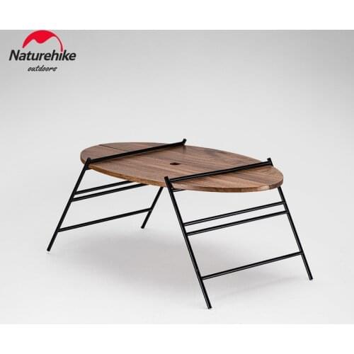 Naturehike New Camping Table Outdoor Foldable Oval Table Portable Camping Picnic Self-driving Car Table Fishing