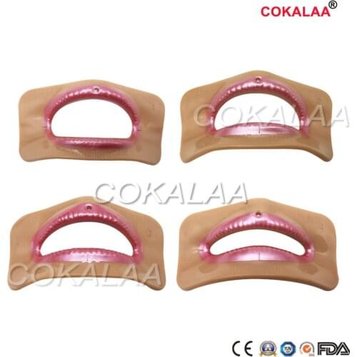 Dental Lab Denture laboratory mouth measuring lip measurement tool aesthetics parts 4 pcs