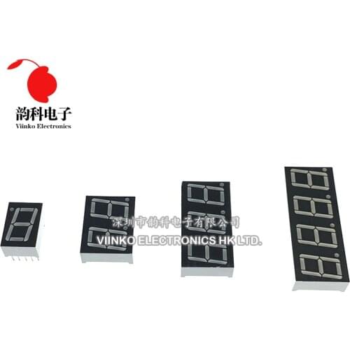 2pcs 0.8inch LED display 7 Segment 1 Bit/2 Bit/3 Bit/4 Bit Digit Tube Red Common Cathode / Anode Digital 0.8 inch led 7segment