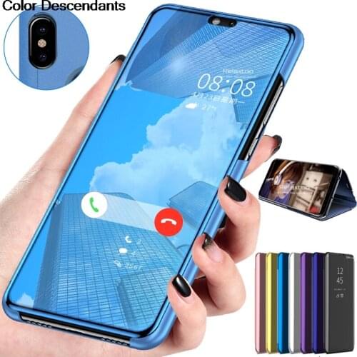 Smart Mirror Cover Leather Book on for SAMSUNG A80 A70 A60 A50 A40 A30 A10 A20E Case Flip Mobile Bag Galaxy A50S A30S A20S A10S