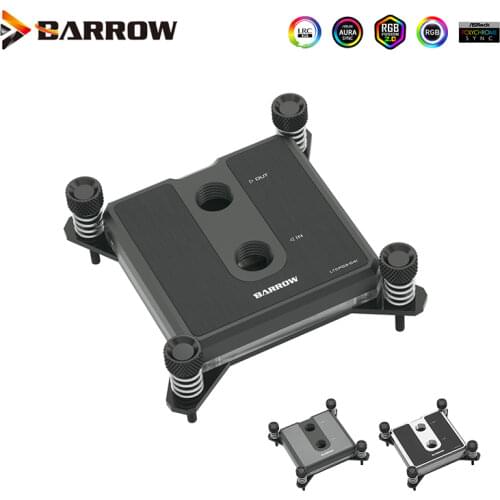 Barrow CPU Water Block For INTEL Socket LGA 115x 1150 1151 1155 1156 5V 3pin Light Header Processor Cooler ,LTCP03-04N
