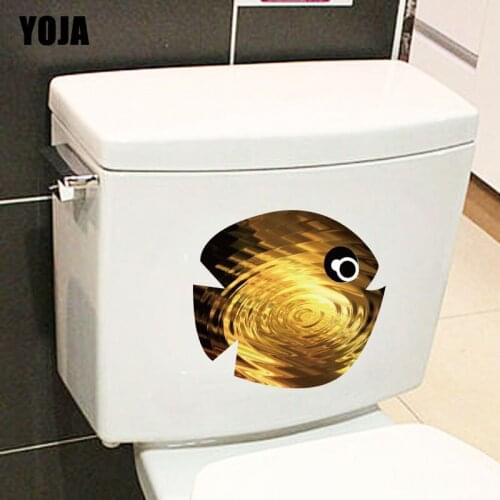 YOJA 22.6*20.8CM Marine Living Fish Home Decor Toilet Wall Sticker Decal T3-0915
