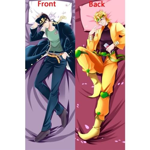 1pcs Anime JoJoS BIZARRE ADVENTURE Cartoon Kujo Jotaro Hugging Body Cover Pillow Case Home Decor Gifts for Women Men 150cm*50cm
