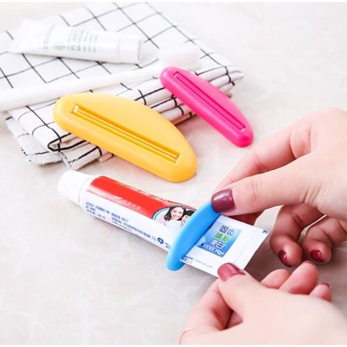 3Pcs/Packs Manual Toothpaste Squeezer Squeeze Tooth Paste Tube Dispenser Toothpaste Clip Bath Cosmetics Cleanser Extruder Clamps