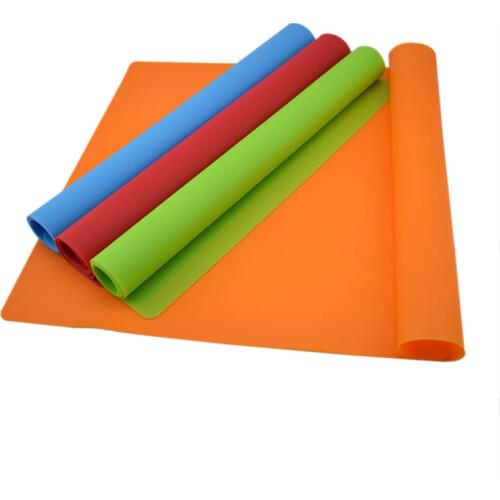 40*50cm Placemat For Dining Table Mat Coasters Silicone Baking Mat Non-stick Rolling Dough Mat Pad Bakeware Kitchen Acciessories