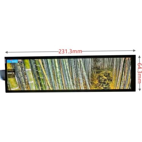 8.8 Inch 1920*480 Screen For Aida64 PC Case CPU GPU Fan Computer Temperature Memory 14 Inch 4K 3840*1100 DIY Kits Cars IPS LCD