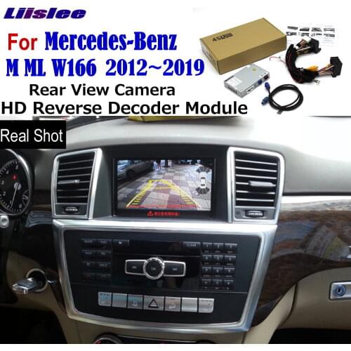For Mercedes Benz M ML W166 2012～2018 2019 Original Screen Upgrade Track Image Parking Rear View Camera Reverse Decoder Module