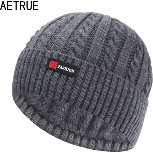 Brand Skullies Beanies Men Winter Hats For Men Cap Women Winter Knitted Hat Male Warm Thick Gorro Bonnet Fur Knit Beanie Hat Cap