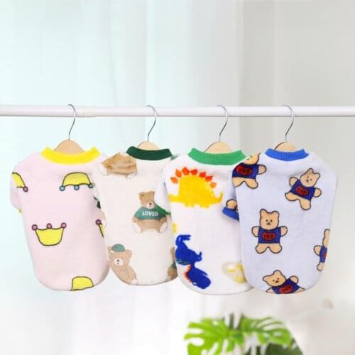 Pet Dog Clothes Dogs Fleece Warm Dog Vest Shirt Puppy Cat Hooded Pullover Clothing for Dogs Coat Jacket Pets Clothing Chihuahua