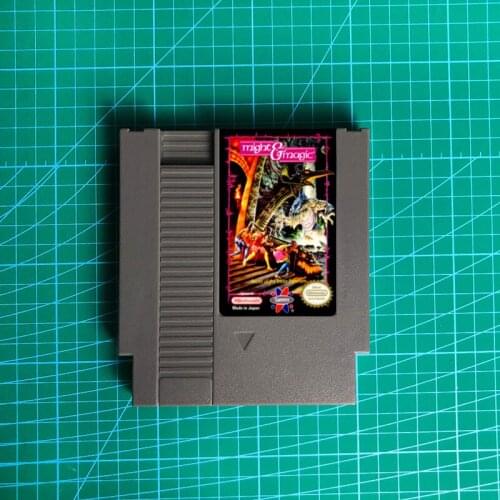 Might and Magic - 72 pins 8bit game cartridge