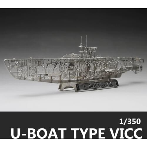MMZ MODEL Jasmine 3D metal puzzle 1:350 German Submarine U-boat Type VIIC Assembly metal Model kit DIY 3D Laser Cut Jigsaw Toy