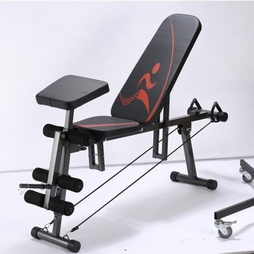 Mens Home Fitness High Quality Multifunctional Exercise Equipment Aerobic Exercise Dumbbell Bench Fitness Chair