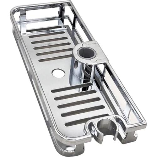 NEW Shower Shelf Rectangle Detachable Lifting Storage Tray Rack Plastic Holder Saving Space Kitchen Bathroom Accessories