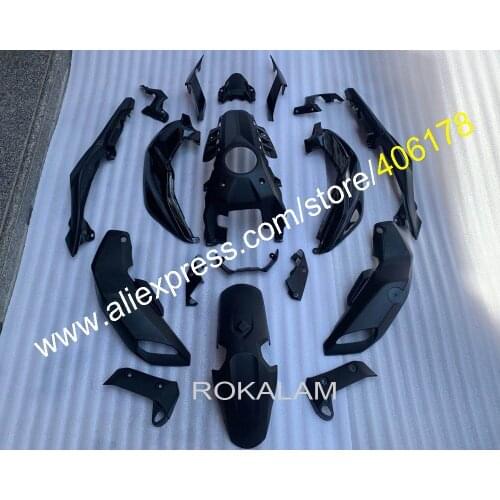 Fairings For Yamaha MT07 18 19 20 MT-07 2018 2019 2020 All Black Bodywork Aftermarket Motorbike Fairing Kit (Injection molding)