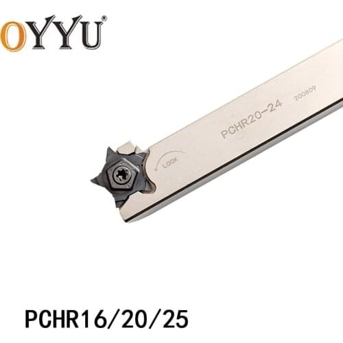 PCHR16-24 PCHR20 PCHR25 PCHR CNC Grooving Tool Holder Pentagonal Overlord Slot Toolholder Lathe Tool Knife Bar High Hardness