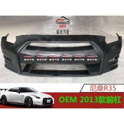 Suit For R35 Nissan Oem 2013 Glass Fiber Front Bumper Without Drl