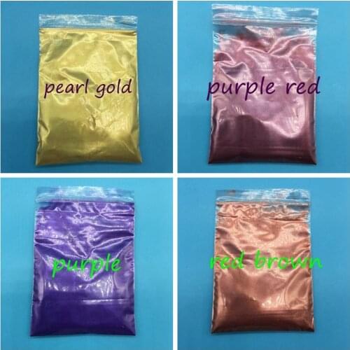 10g Pigment Pearl Powder Healthy Natural Mineral Mica Powder DIY Dye Colorant,nail glitter ,use for Soap Automotive Art Crafts