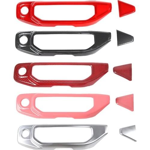 Fit for Jeep Wrangler JL Gladiator JT 2018+ Interior ABS Air Conditioning Control Panel Cover Trim Car Accessories