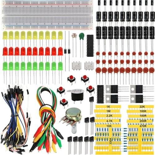Basic component package for electronic enthusiasts Workshop component package kit for arduino learning kit