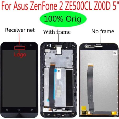 Shyueda Orig 5" For Asus ZenFone 2 ZE500CL Z00D LCD Display Touch Screen Digitizer With Frame & Tools