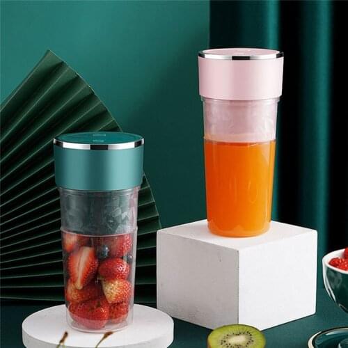 Portable Electric Juicer Fruit Blender Food Smoothie Processor USB Rechargeable Personal Fruit Squeezer Fruit Juicing Mixer Cup