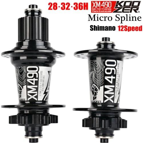 Mountain bike hub 12S QR 100X9/135x10mm THRU 15 x 100/12 x 142mm compatible Shiman 12S12V with M6100 M7100 M8100 M9100 28 32 36H