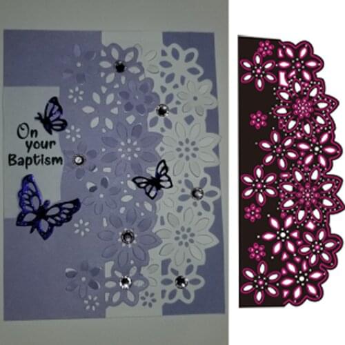 Laço flor de corte metal dados scrapbooking estêncil para álbum papel diy presente cartão decoração gravação dados novo New