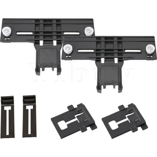 2 Pcs Dishwasher Rack Adjuster W10195839 & W10195840 & W10350376