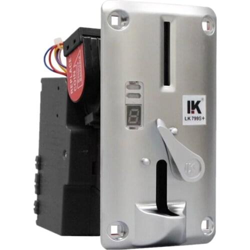 2Pcs coin Acceptor Front Entry Single Coin comparision Coin Selector lk 799s