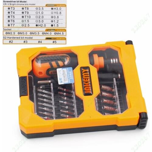 33 in 1 Screw Tap Socket Screwdriver Bits Y-Tip For Laptop iPhone 7 Mac Repair