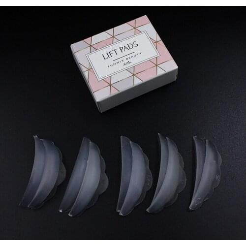 5Pairs Silicone Eyelash Perm Pad Colorful Recycling Lashes Rods Shield Lifting 3D Eyelash Curler Accessories Applicator Tools