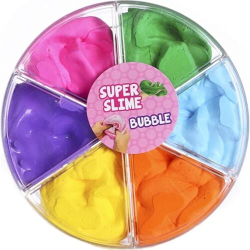 6 Colors Fluffy Slime Cloud Slime Soft Clay For Kids DIY Toys Children Educational Air Dry Polymer