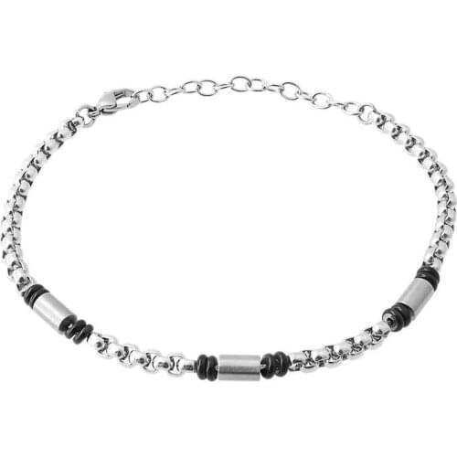 Runda Fashion Popcorn Stainless Steel Bracelet Couple High Quality Party Gift