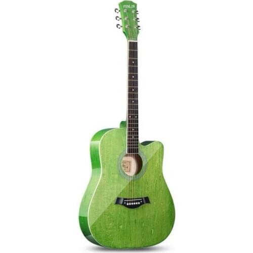 Knob folk guitar 41 inch wooden guitar beginners gold missing angle 38 inch beginners guitar instrument grip comfort