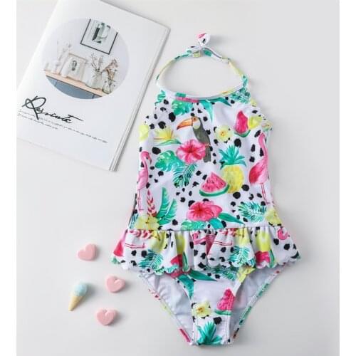 2-13Y Girls Swimsuit High quality Swimming suit for Kids girl New 2021 Children swimwear one piece Girls Swimsuit-ST228