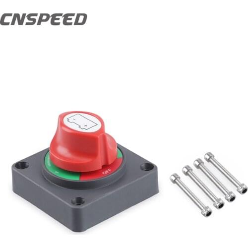 Disconnect Isolator Master Switch 12-60V Battery Power Cut Off Kill Switch Fit for Car/Vehicle/RV/Boat/Marine YC101595