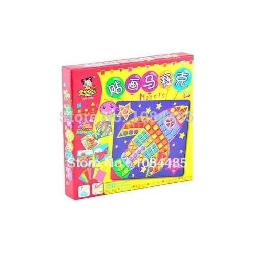 Transportation tools Kids New EVA Sticky Mosaics Sticky educational toy for children